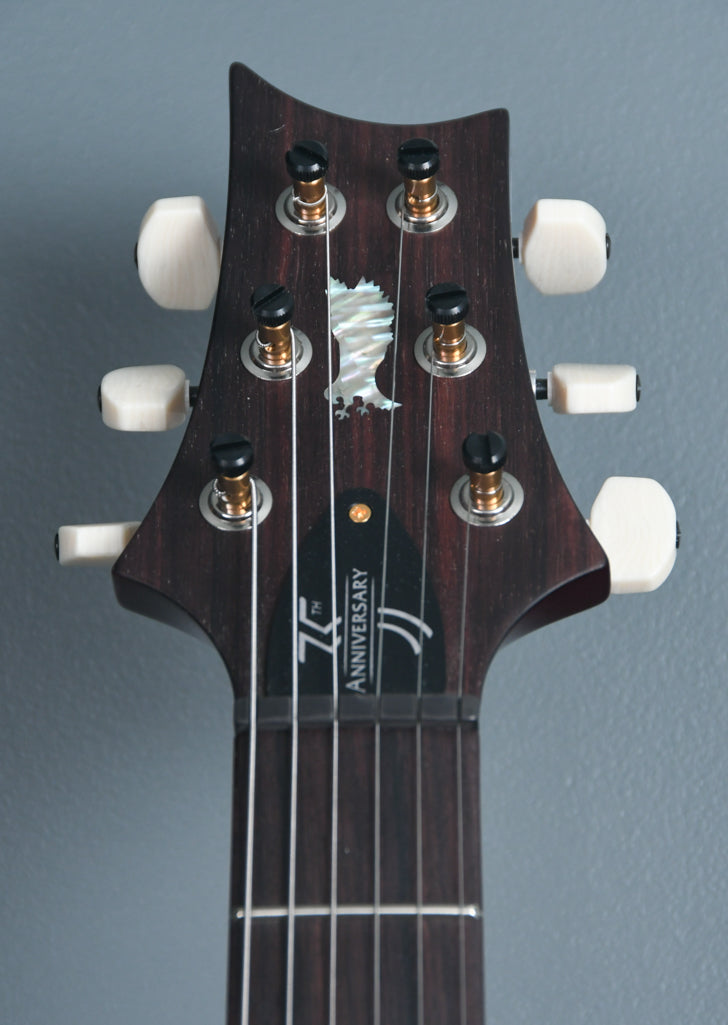 PRS Custom 24 35th Anniversary Dark Cherry Sunburst 10 Top