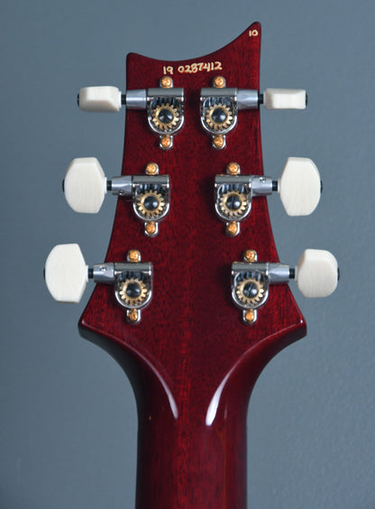 PRS Custom 24 35th Anniversary Dark Cherry Sunburst 10 Top