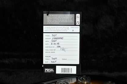 PRS DGT Signature Custom Color Golden Smokeburst