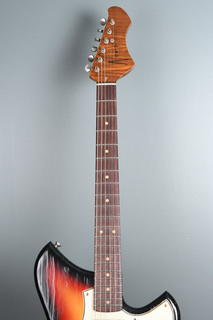 Novo Guitars Serus S '64 3 Tone Sunburst w/ ThroBaks