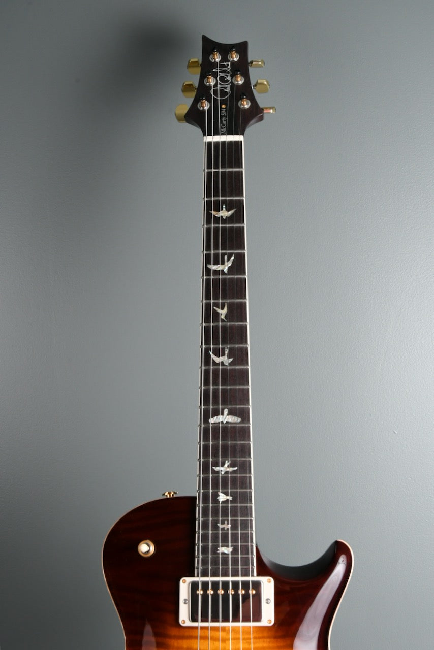 2019 PRS McCarty Singlecut 594 10 Top McCarty Tobacco Sunburst