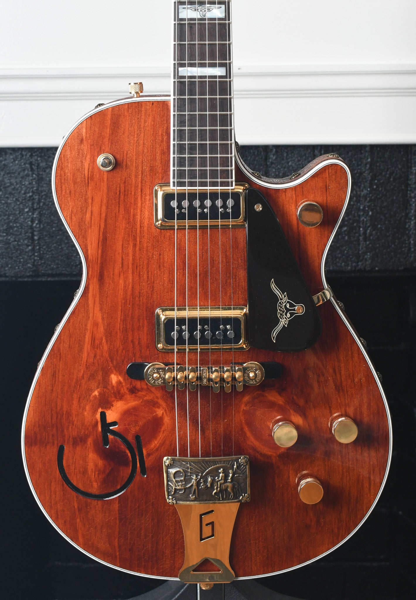 2021 Gretsch Masterbuilt Steven Stern G6130 ’55 Roundup light Relic Knotty Pine