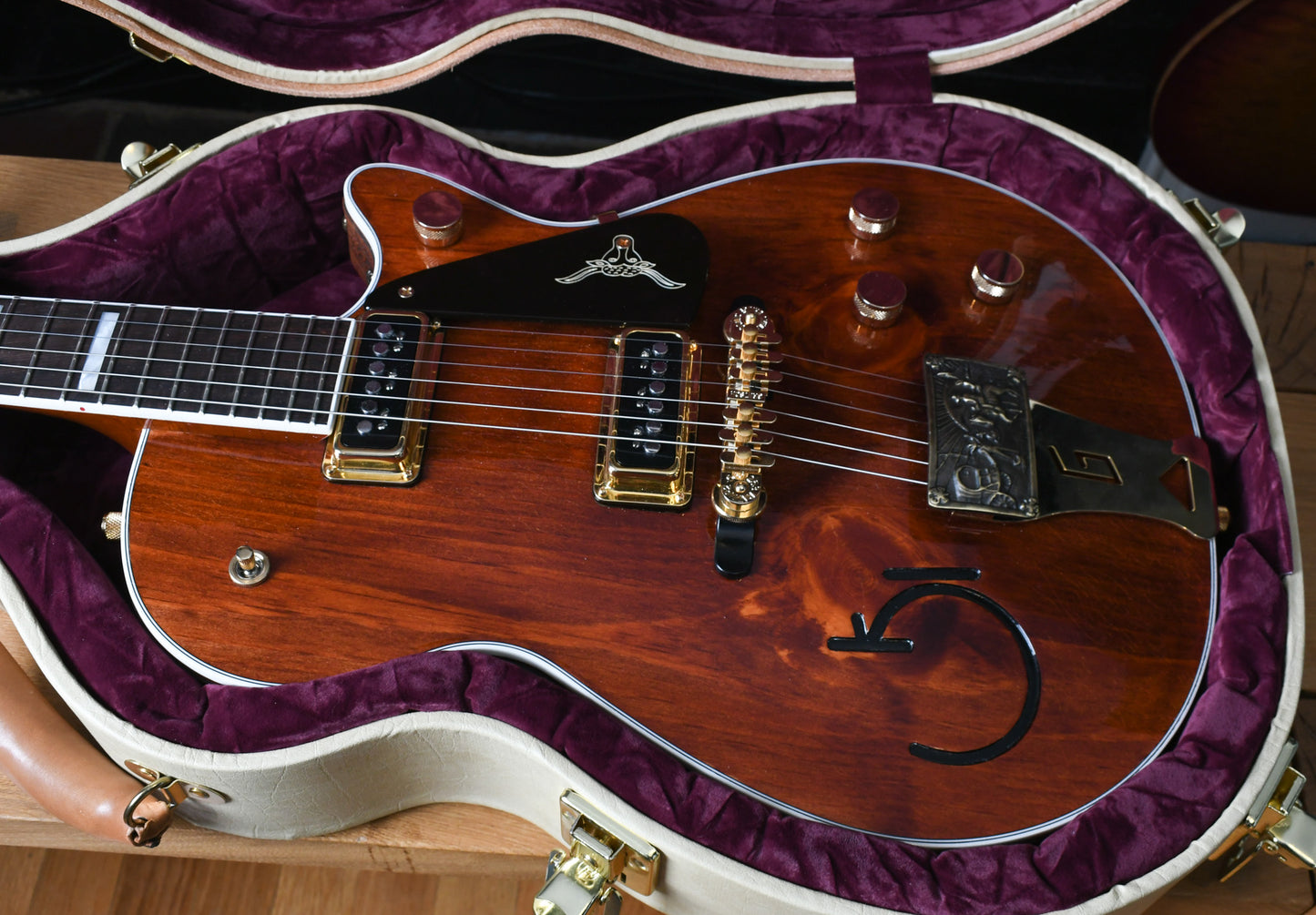 2021 Gretsch Masterbuilt Steven Stern G6130 ’55 Roundup light Relic Knotty Pine