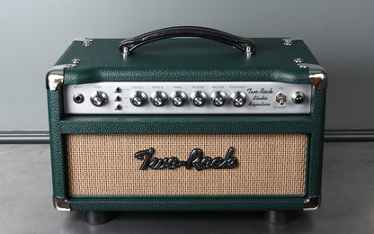 2020 Two Rock Studio Signature Head & 1x12 Cabinet British Racing Green/Cane Tolex