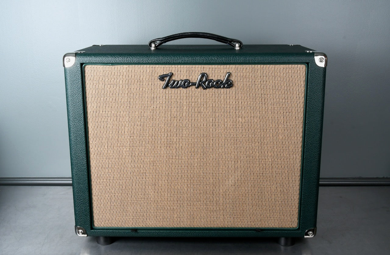 2020 Two Rock Studio Signature Head & 1x12 Cabinet British Racing Green/Cane Tolex