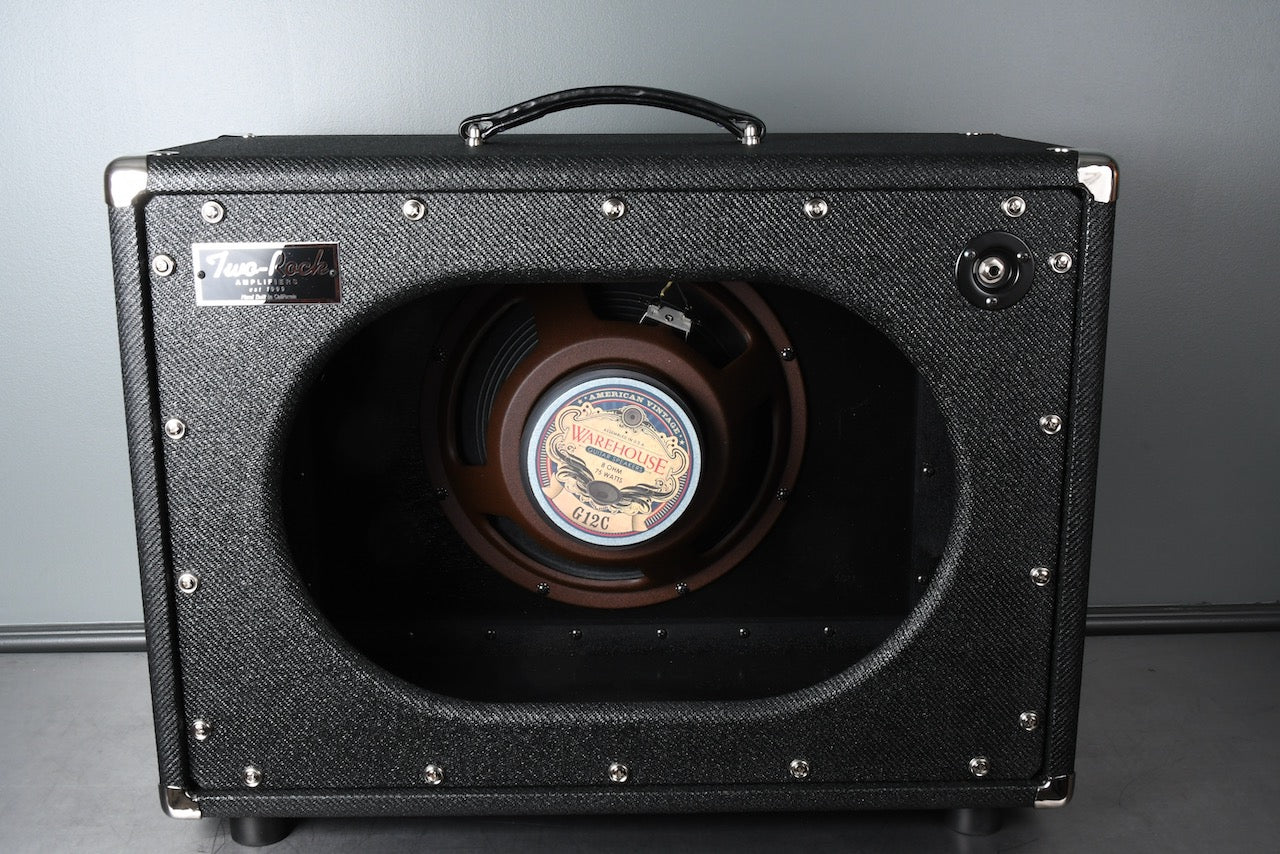 2020 Two Rock Burnside NAMM Head & 1x12 Cabinet Lacquered Black Tweed