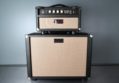 2020 Two Rock Burnside NAMM Head & 1x12 Cabinet Lacquered Black Tweed