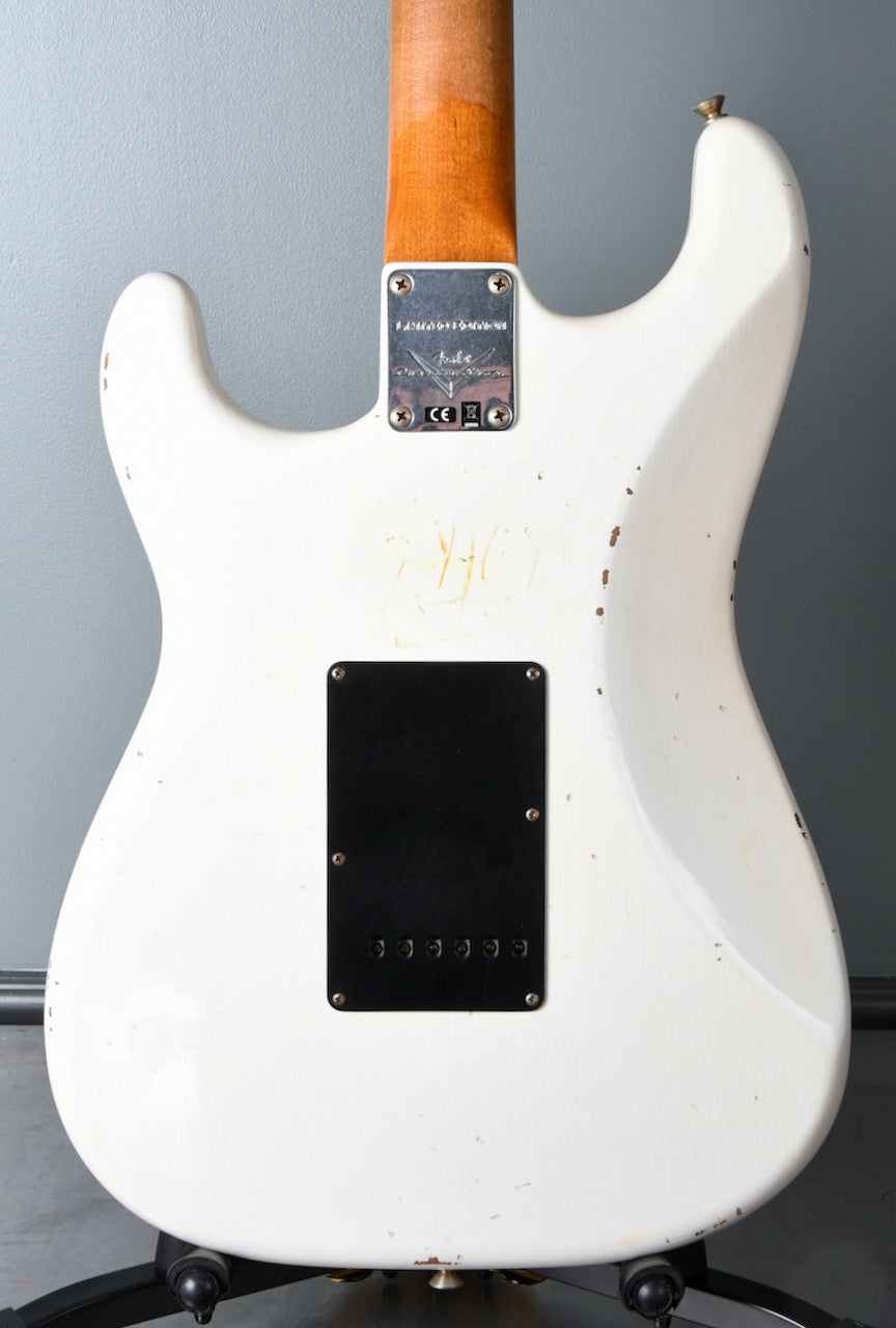 2020 Fender Custom Shop Limited Edition Roasted Poblano Stratocaster Olympic White Relic