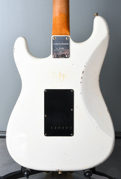 2020 Fender Custom Shop Limited Edition Roasted Poblano Stratocaster Olympic White Relic