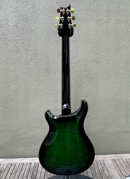 Paul Reed Smith PRS Hollowbody II Piezo 10 Top *Custom Color* Emerald Green Wrap Burst