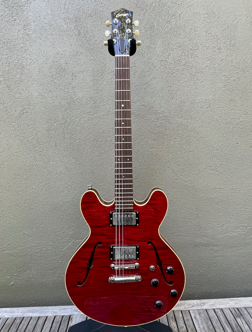 2014 Collings I-35 Faded Cherry ThroBak Peter Green Pickups