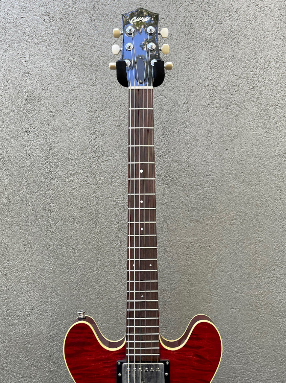 2014 Collings I-35 Faded Cherry ThroBak Peter Green Pickups