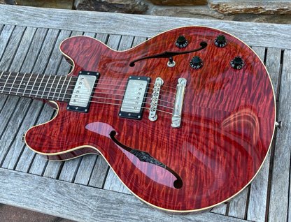 2014 Collings I-35 Faded Cherry ThroBak Peter Green Pickups