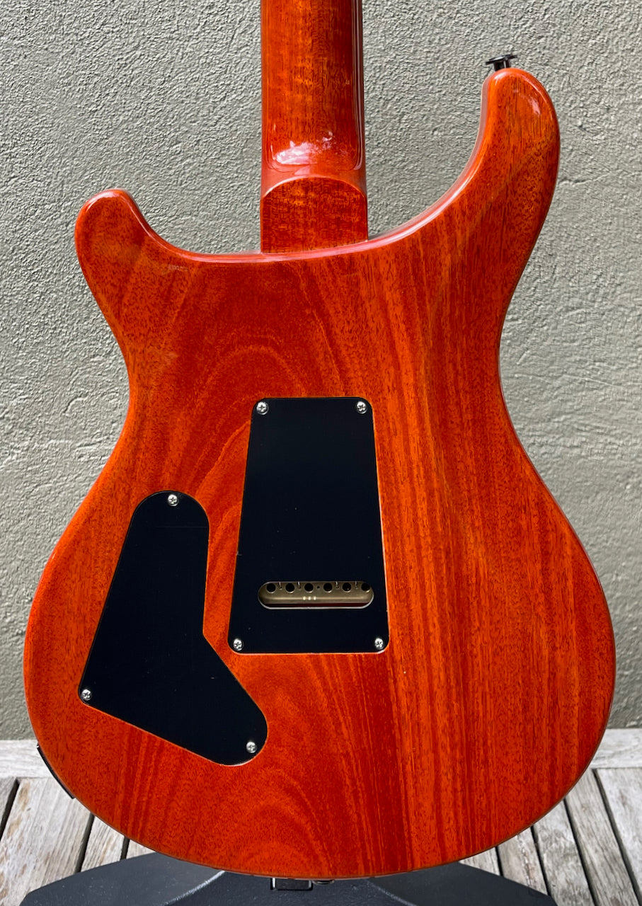 2020 Paul Reed Smith PRS Wood Library Custom 24 Semi Hollow Burnt Maple Leaf