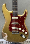 2021 Fender Custom Shop '62 Stratocaster Heavy Relic Aztec Gold