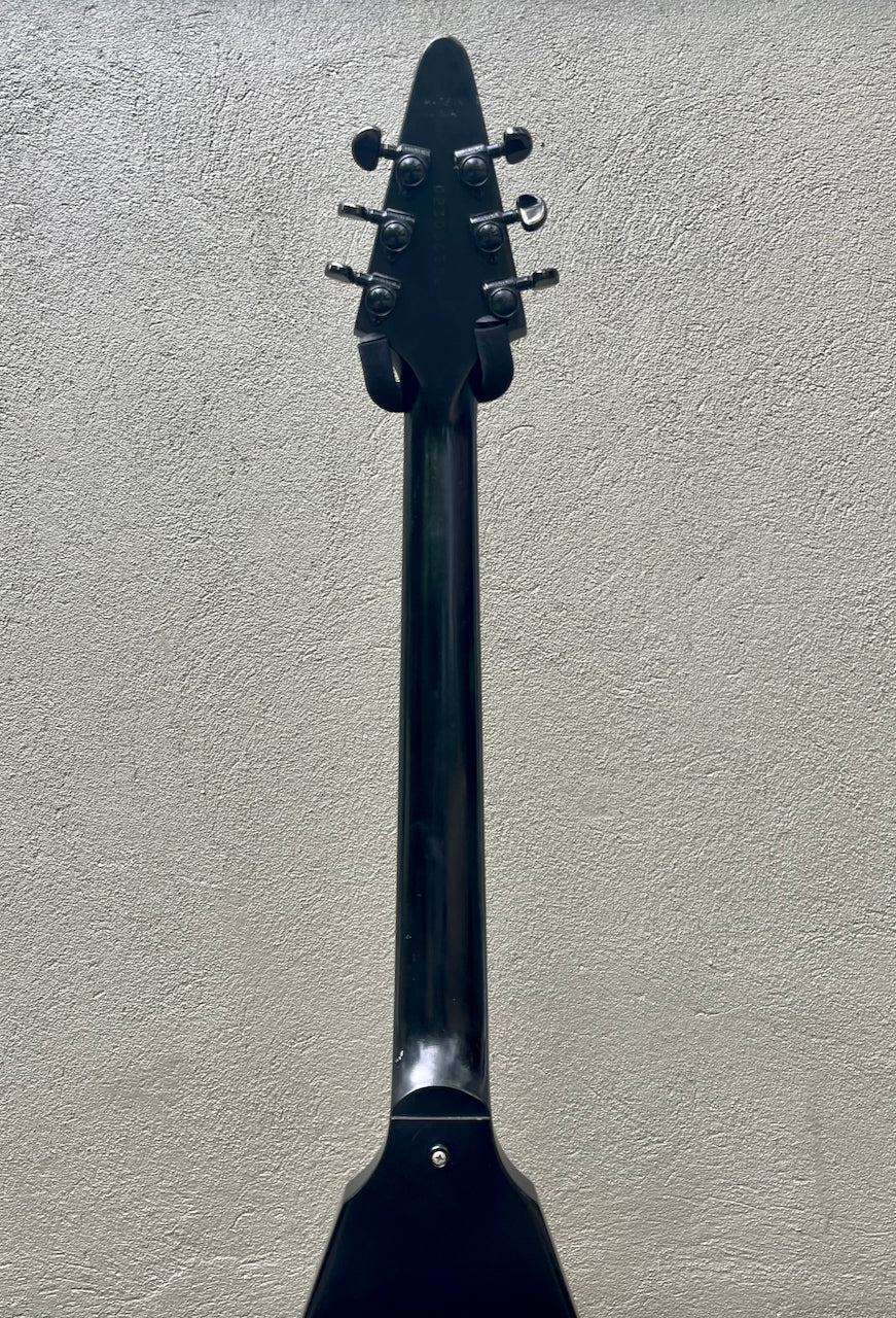 2006 Gibson Flying V Gothic II Matte Black EMG's – Watchtower Guitars