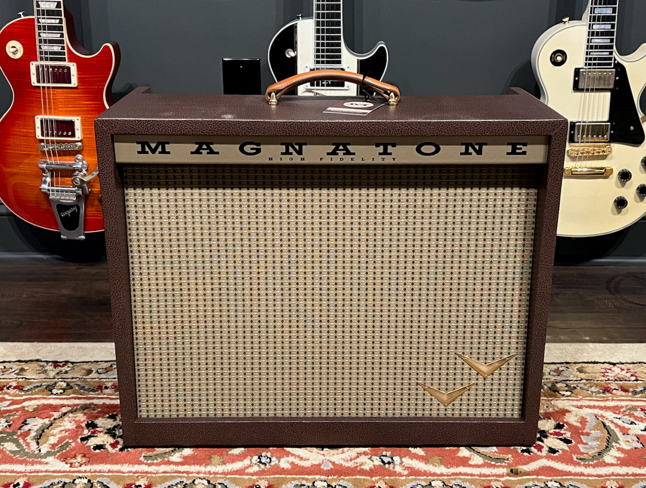 Magnatone Panoramic Stereo 2x10 Combo Vintage Brown