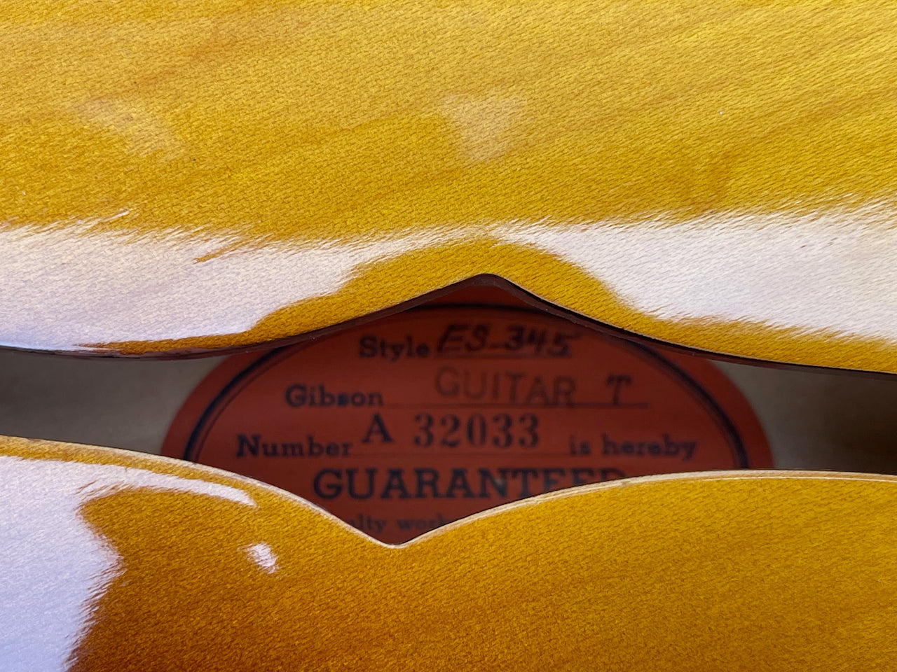 1959 Gibson ES-345 TDSV - Stereo & Varitone Tobacco Sunburst