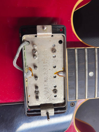 1988 Gibson ES-335 Cherry with Ebony Board & Tim Shaw Humbuckers