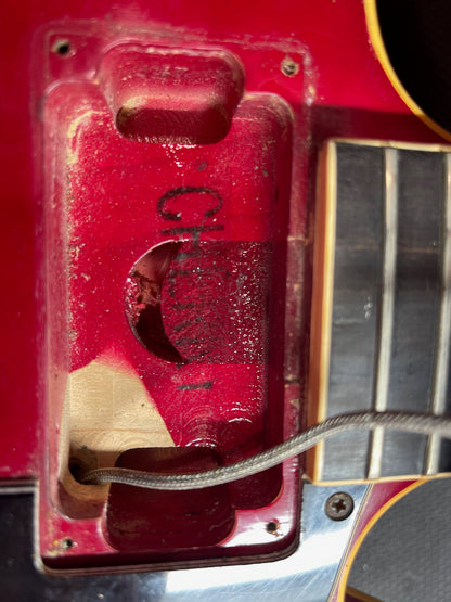 1988 Gibson ES-335 Cherry with Ebony Board & Tim Shaw Humbuckers