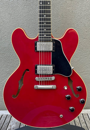 1988 Gibson ES-335 Cherry with Ebony Board & Tim Shaw Humbuckers