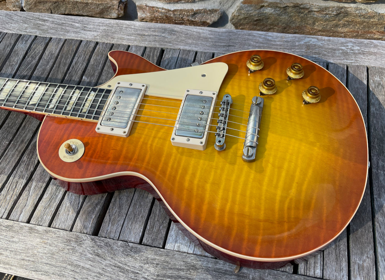 2019 Gibson 60th Anniversary Les Paul 1959 R9 Reissue Sunrise Teaburst VOS