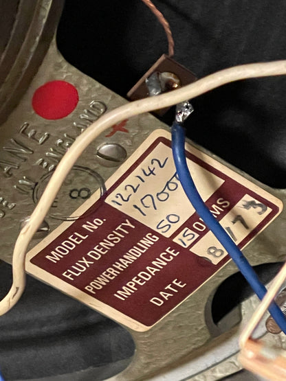 1979 HiWatt Custom 100 & 1973 HiWatt 4x12 Cabinet Black Tolex