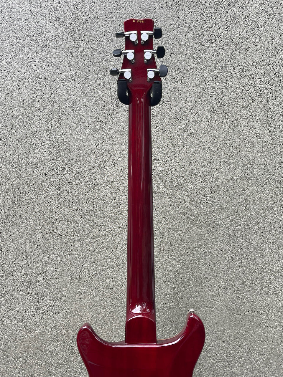 2000 Paul Reed Smith PRS Santana II Artist Brazilian Board Black Cherry