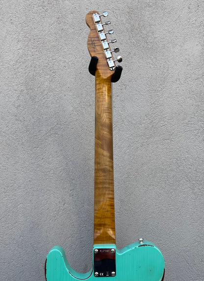 2020 Fender Custom Shop '63 Telecaster GT11 Heavy Relic Seafoam Green Roasted Maple Neck