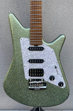 Ernie Ball Music Man BFR Albert Lee HSS Seafoam Sparkle