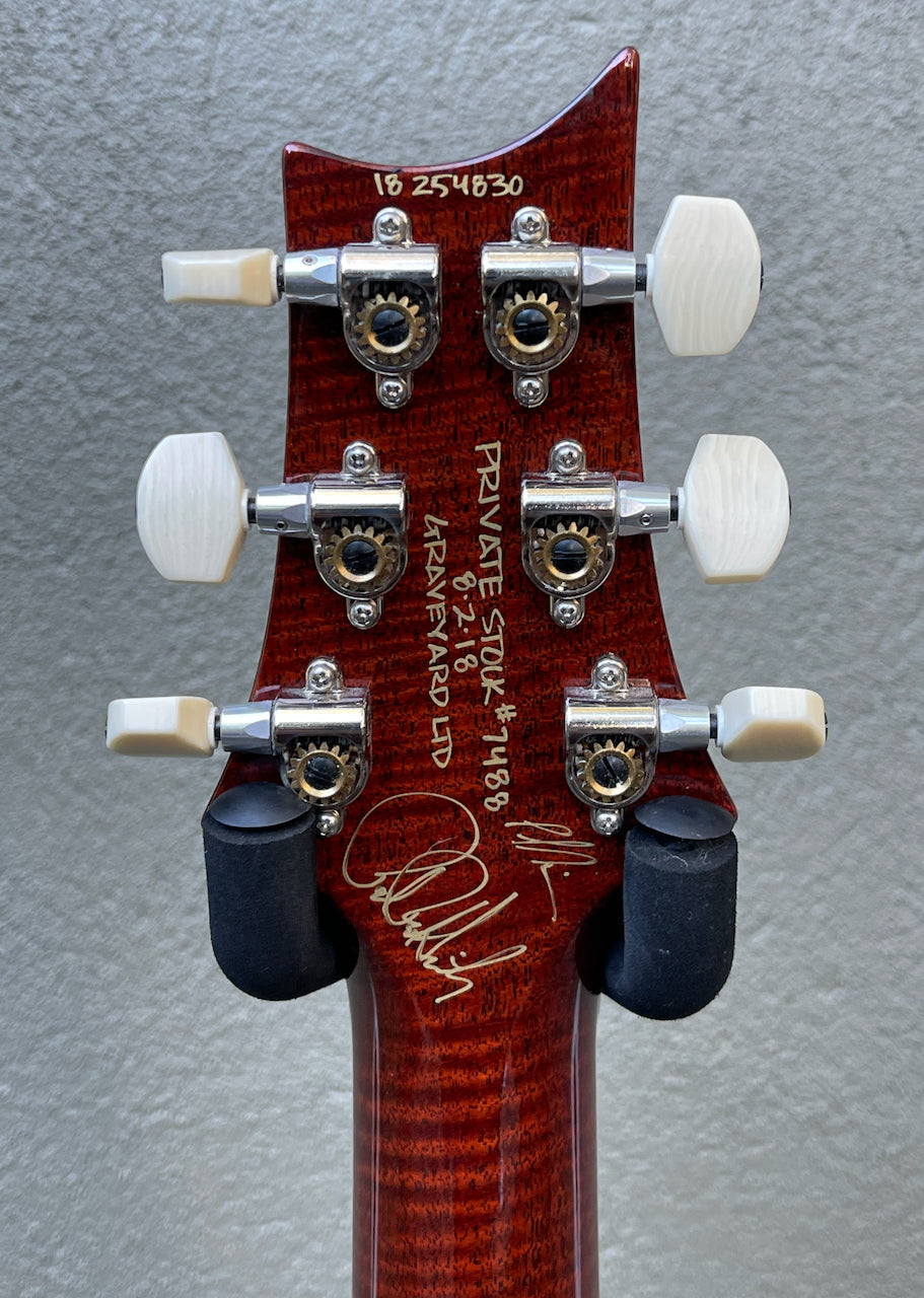 2018 Paul Reed Smith PRS Private Stock McCarty 594 Graveyard Honey Gold w/ Dark Cherry Smoked Burst Finish