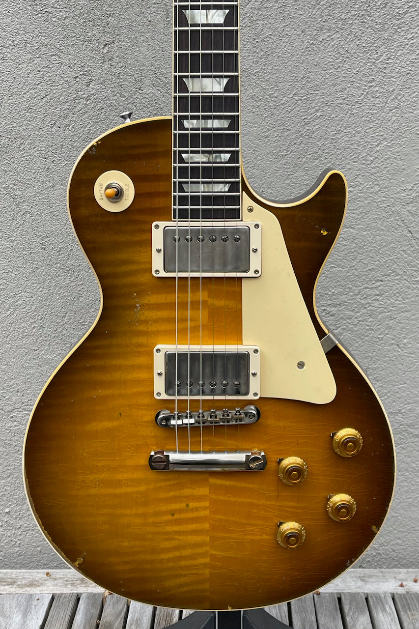 2021 Gibson 1959 Standard Murphy Lab Heavy Aged Golden Poppy Burst