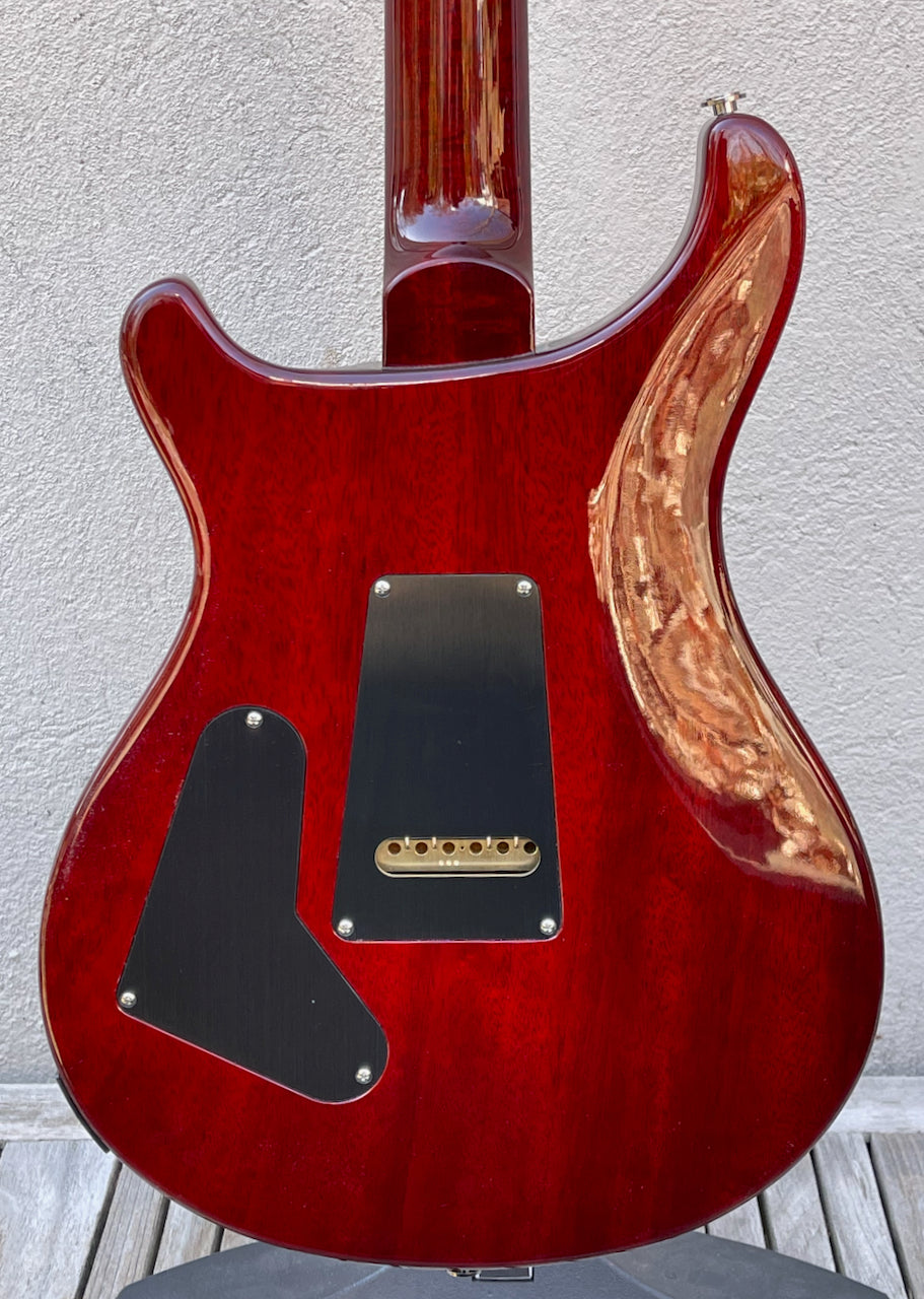 2021 Paul Reed Smith PRS Wood Library Custom 24 Semi Hollow Charcoal Cherry Wrap