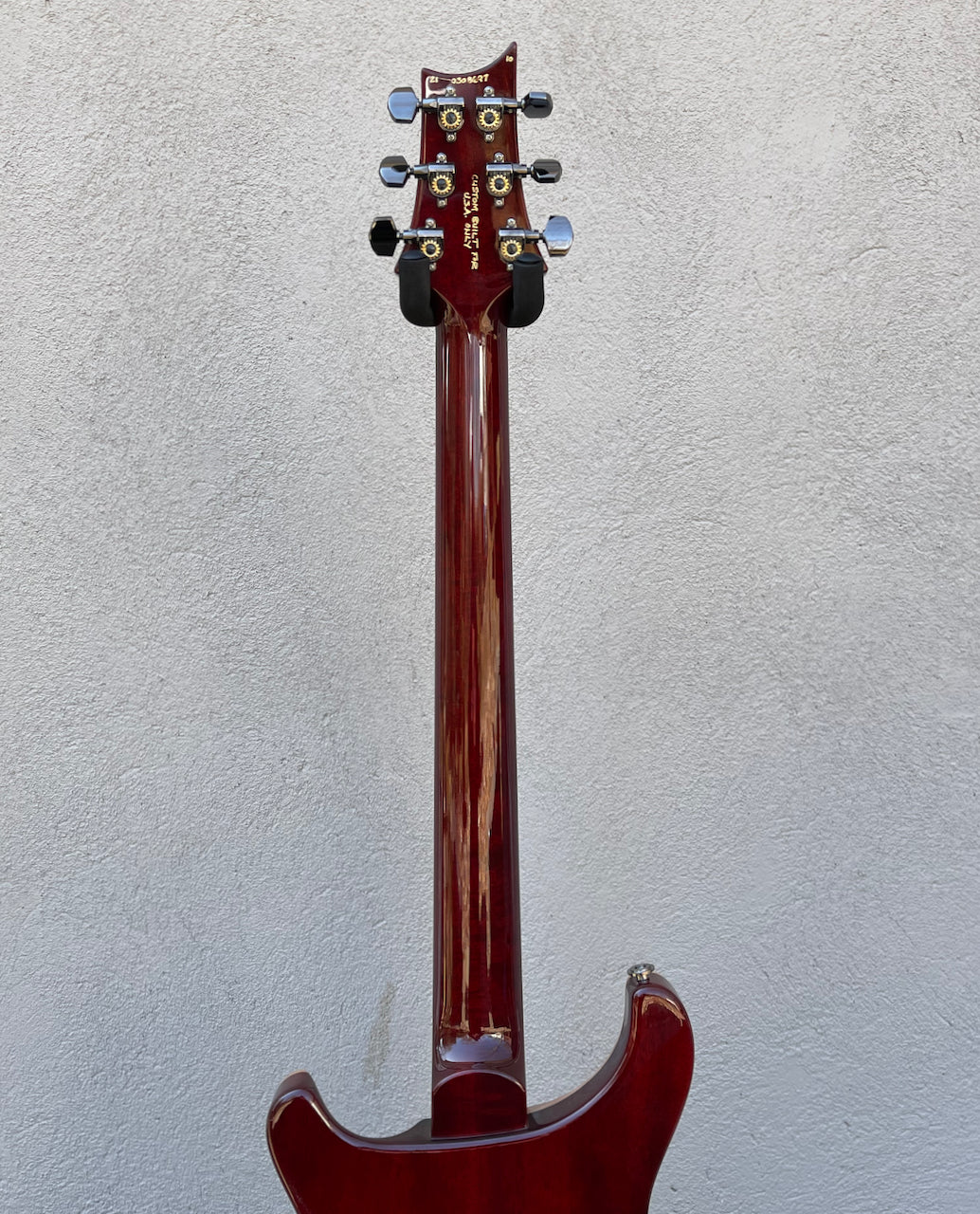 2021 Paul Reed Smith PRS Wood Library Custom 24 Semi Hollow Charcoal Cherry Wrap