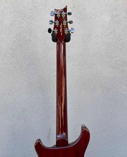 2021 Paul Reed Smith PRS Wood Library Custom 24 Semi Hollow Charcoal Cherry Wrap