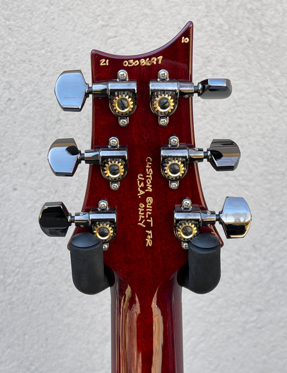 2021 Paul Reed Smith PRS Wood Library Custom 24 Semi Hollow Charcoal Cherry Wrap