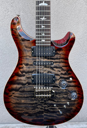 2020 Paul Reed Smith PRS Modern Eagle V *Wood Library* Quilt Charcoal Cherry Burst