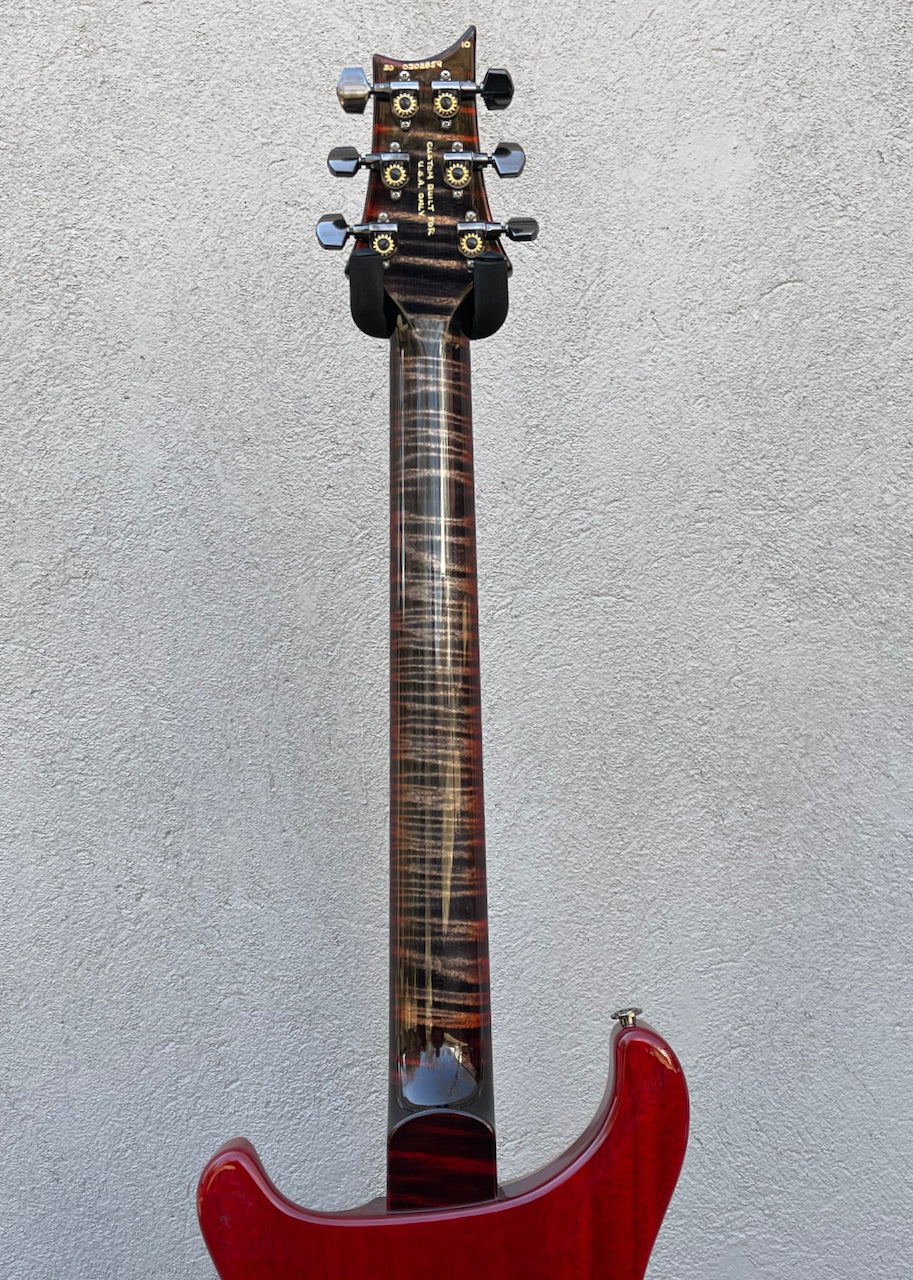 2020 Paul Reed Smith PRS Modern Eagle V *Wood Library* Quilt Charcoal Cherry Burst