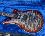 2020 Paul Reed Smith PRS Modern Eagle V *Wood Library* Quilt Charcoal Cherry Burst