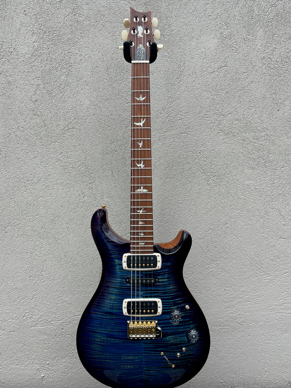 Paul Reed Smith PRS Experience Modern Eagle V *Custom Color* River Blue Burst/Natural Back