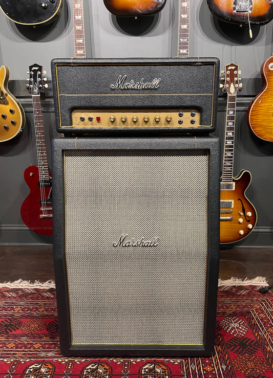 2019 Marshall Studio Vintage SV20H & SV212 Cabinet Black Tolex