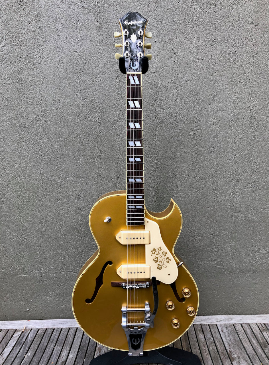 1999 Epiphone ES-295 Gold Korean – Watchtower Guitars