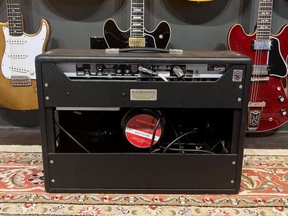 2022 Alessandro Fender Deluxe Reverb 1x12 Combo Black Tolex
