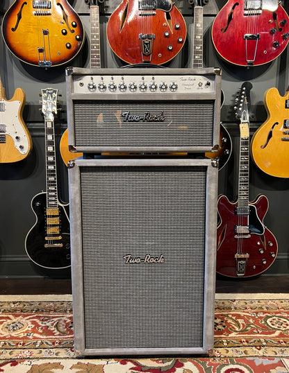 Two Rock Bloomfield Drive 100/50 Watt Head Grey Suede with Vintage Silver Grill