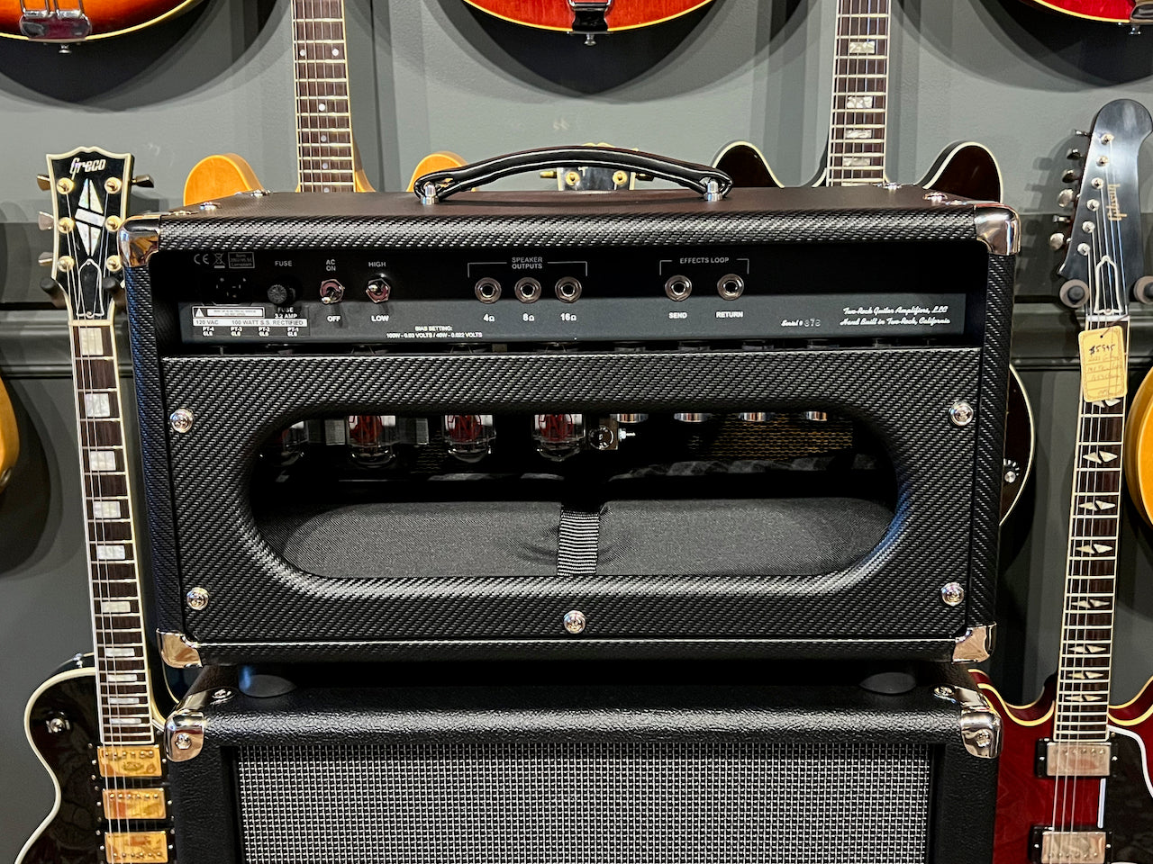 Two Rock Traditional Clean 100/50 Head Carbon Fiber with Sparkle Matrix Grill & 2x12 Cabinet