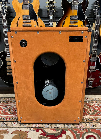 Two Rock TS-1 100/50 Watt Head & 2x12 Set Golden Brown Suede & Oxblood Grill