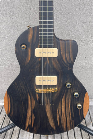 2018 Lowden GL 10 Macasar Ebony Top Lollar P90s