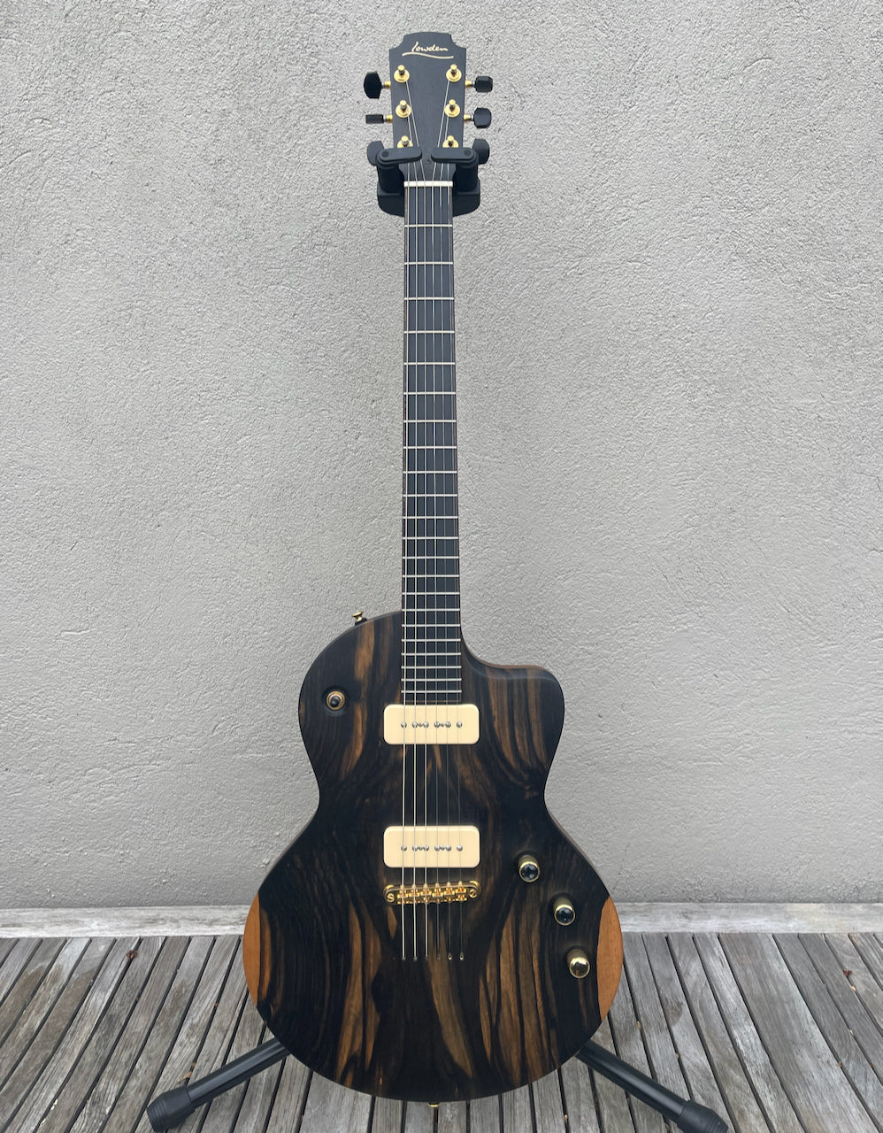 2018 Lowden GL 10 Macasar Ebony Top Lollar P90s