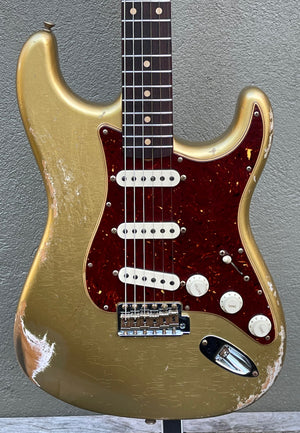 2021 Fender Custom Shop '62 Stratocaster Heavy Relic Aztec Gold