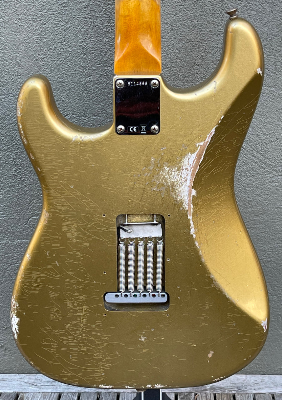 2021 Fender Custom Shop '62 Stratocaster Heavy Relic Aztec Gold
